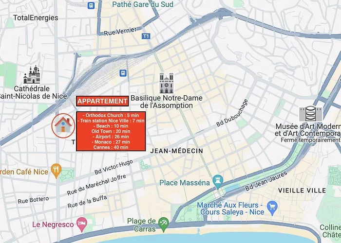 Cosy - Proche Et Gare Ницца